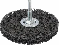 Materiały ścierne - YATO SZCZOTKA TARCZOWA Z TRZPIENIEM 100mm WŁÓKNINA - miniaturka - grafika 1