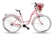 Rowery - GOETZE Style 28 cali Damski Różowo-biały - miniaturka - grafika 1