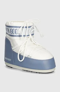 Moon Boot śniegowce MB ICON LOW NYLON kolor niebieski 80D1409340 HA06 - Śniegowce damskie - miniaturka - grafika 1