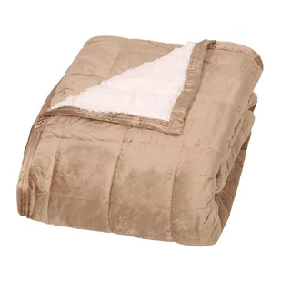 Koc z barankiem Sandra camel, 150 x 200 cm - Koce Koc z barankiem Sandra camel, 150 x 200 cm - Koce - miniaturka - grafika 1