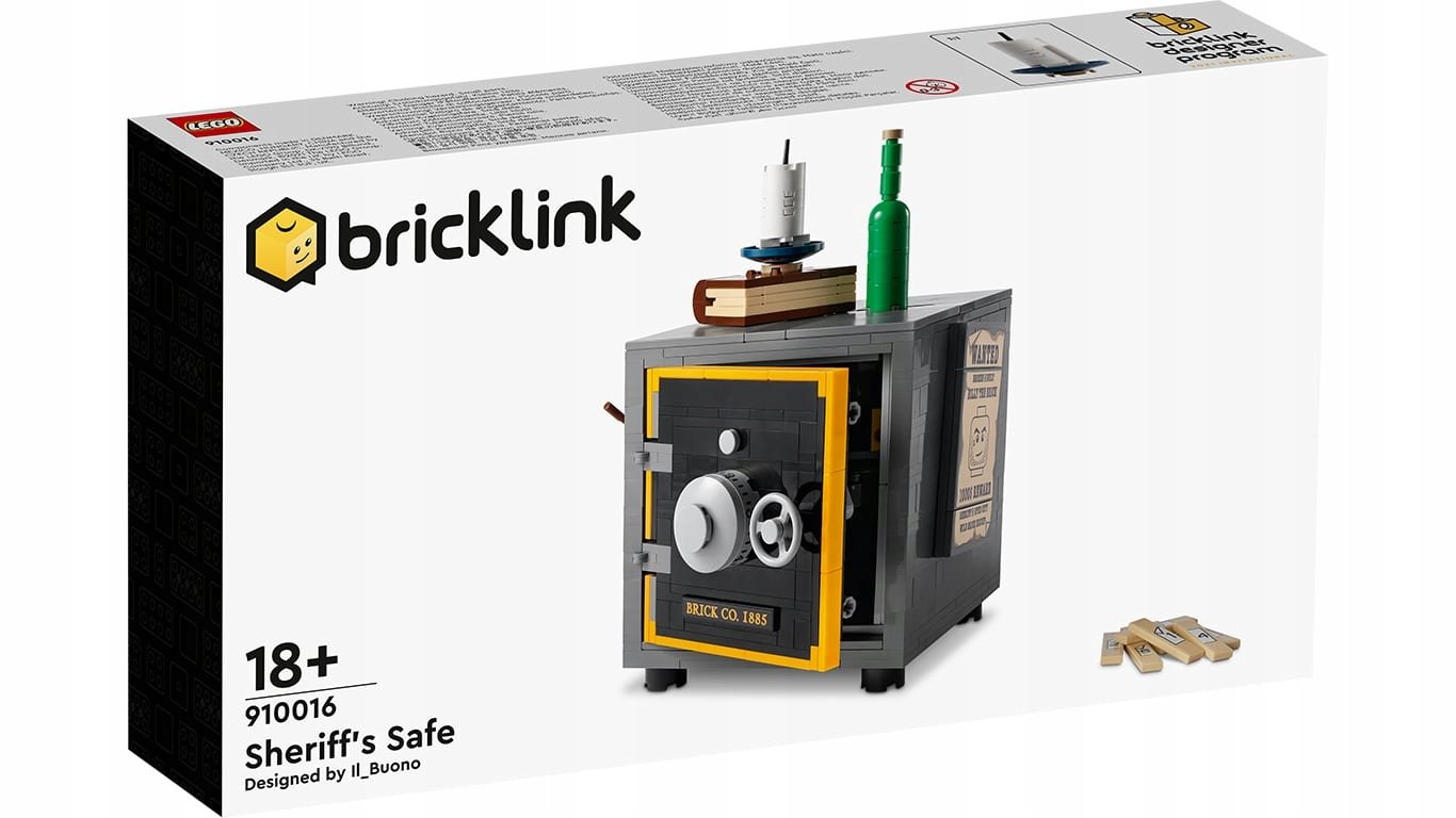 Lego BrickLink Designer Program 910016 Sejf szeryfa