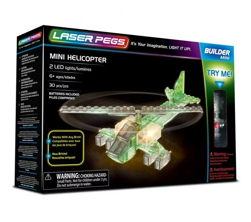 Laser Pegs Mini Helicopter
