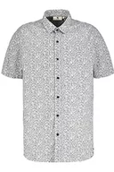 Koszule męskie - Garcia Koszula męska z krótkim rękawem, biała, 3XL, biały, 3XL - miniaturka - grafika 1