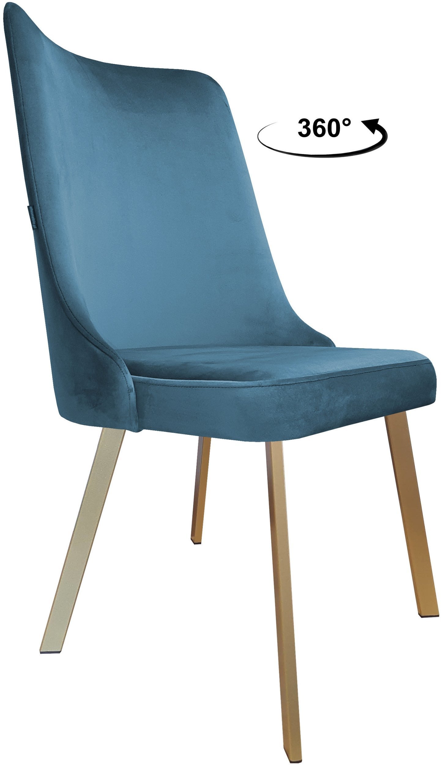 Krzesło obrotowe Victor noga Profil złota MG33