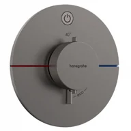 Baterie podtynkowe - HANSGROHE 15553340 ShowerSelect Comfort S Bateria termostatyczna, podtynkowa do 1 odbiornika Czarny Chrom Szczotkowany - miniaturka - grafika 1