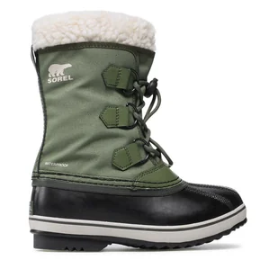 Śniegowce Sorel Yoot Pac Nylon Wp NY1962 Zielony - Buty dla chłopców - miniaturka - grafika 1