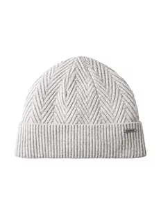 TOM TAILOR Męskie Czapka wełniana Beanie 1034289, 30193 - Ordinary Grey Melange, ONESIZE - Czapki męskie - miniaturka - grafika 1