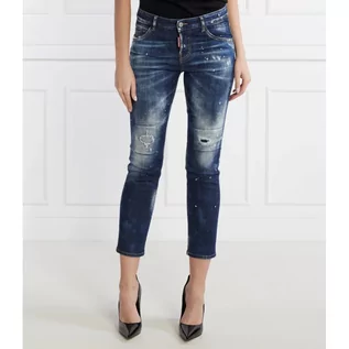 Spodnie damskie - Dsquared2 Jeansy Cool Girl | Regular Fit | low rise - grafika 1