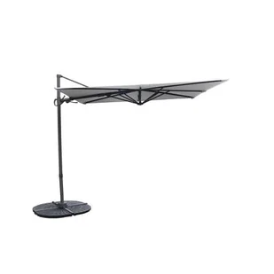 Parasol boczny 250 x 250 cm szary - Parasole ogrodowe - miniaturka - grafika 1