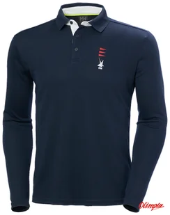 Koszulka męska HELLY HANSEN SKAGERRAK QUICKDRY RUGGER - Navy - Koszulki męskie - miniaturka - grafika 1