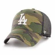 Czapki męskie - Czapka 47 Brand MLB LA Dodgers Trucker - B-CBRAN12GWP-CMD - miniaturka - grafika 1