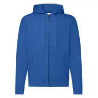 Bluzy męskie - Bluza męska z kapturem Zip Through Hooded Sweat Fruit of the Loom - Niebieski S - miniaturka - grafika 1