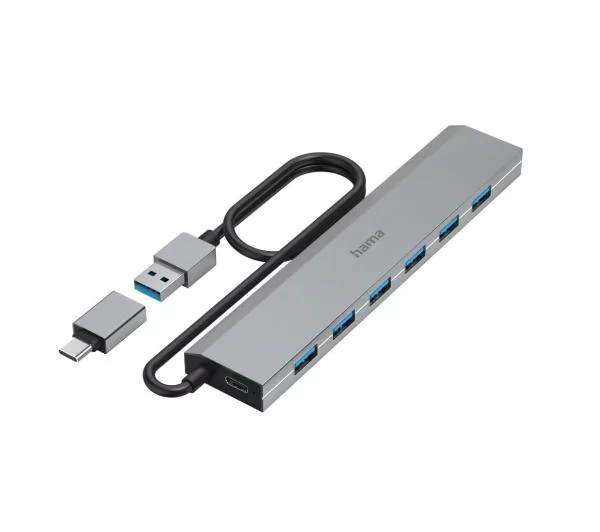 Hama 7 w 1 USB 3.2 Gen 1, USB-C