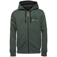 Bluzy sportowe męskie - Męska bluza Loap Edcar Rozmiar: XXL / Kolor: zielony - miniaturka - grafika 1