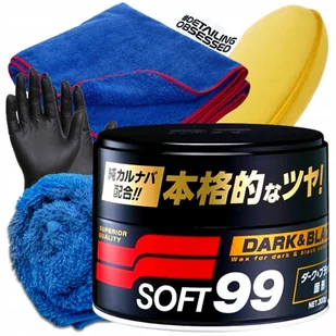 Soft99 DARK & BLACK Wax wosk z Carnaubą 300g + smycz DETAILING OBSESSED - Kosmetyki samochodowe - miniaturka - grafika 8