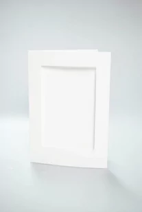 Haft krzyżykowy - Kartki z prostokątnym psp białe - Pasmanteria - miniaturka - grafika 1