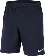 Spodnie sportowe męskie - Nike Park 20 Fleece Short CW6910 Granatowy M - miniaturka - grafika 1
