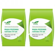 Mąka - Bio Planet Mąka pszenna tortowa typ 480 Zestaw 2 kg Bio - miniaturka - grafika 1