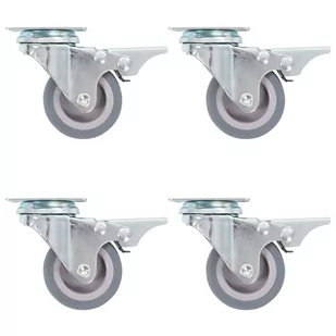 VidaXL Lumarko 16 skrętnych kółek, 50 mm 277823         VidaXL - Kółka i bloczki - miniaturka - grafika 1
