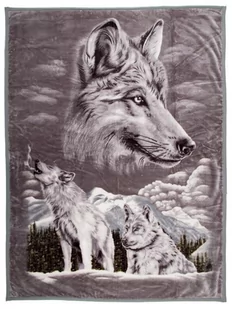 Koc Elway 160x210 wilki - Koce - miniaturka - grafika 1