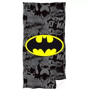 <h1>RĘCZNIK BATMAN</h1><p>Materiał: 100% mikrofibra</p><p>Rozmiar: 70x140 cm</p><p>Produkt nowy, na licencji</p> - Okrycia kąpielowe dla dzieci - miniaturka - grafika 1