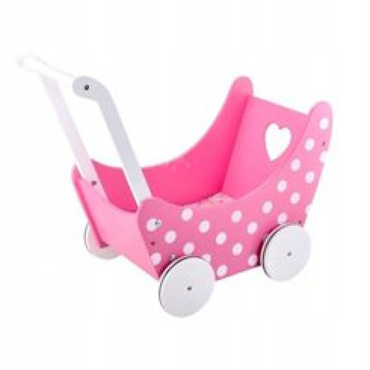 Drewniany WÓZEK dla lalek pchaczyk retro ZA2250