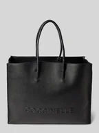 Torebki damskie - Torba shopper z fakturowanym wzorem model ‘MYRTHA’ - miniaturka - grafika 1