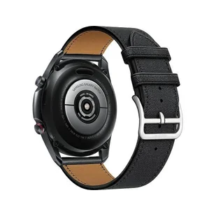 Beline pasek Watch Hermes Leather do zegarków 20mm - czarny /black box - Akcesoria do smartwatchy - miniaturka - grafika 2