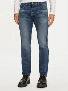 Lee Jeansy Rider 112359539 Niebieski Straight Fit - Spodnie męskie - miniaturka - grafika 1