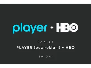 PLAYER (bez reklam) + HBO 30dni DIG | - Kody i doładowania cyfrowe - miniaturka - grafika 1