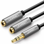 Złącza, przejściówki, adaptery - Ugreen kabel rozdzielacz 3,5 mm mini jack Aux 20cm - miniaturka - grafika 1