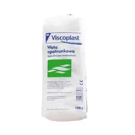 Apteczki i materiały opatrunkowe - 3M VISCOPLAST S.A Wata opatrunkowa bawełniano-wiskozowa 100g VISCOPLAST 9045489 - miniaturka - grafika 1