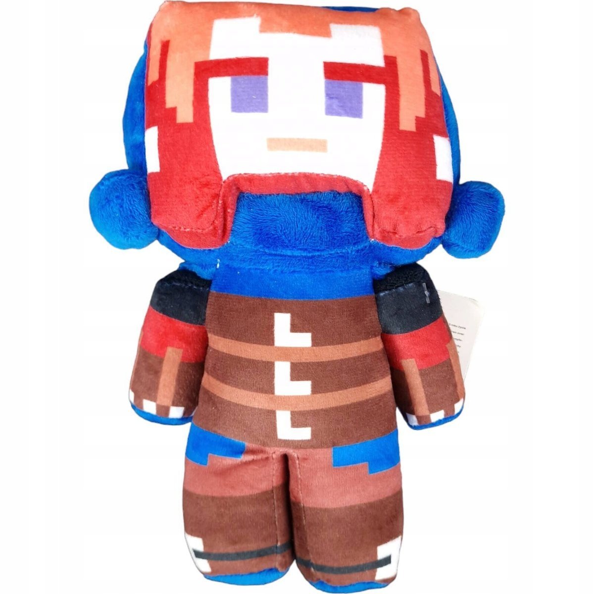 MASKOTKA MINECRAFT Z GRY RED HAIR HERO RANGER MIĘKKA DUŻA PRZYTULANKA MIŚ