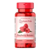 Witaminy i minerały - Puritan's Pride, Ketony Malinowe 100 mg, 120 kaps. - miniaturka - grafika 1