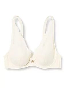 Emporio Armani Underwear Women's Eternal Lace Padded Bra, biustonosz do jogi, 36B, jogurt, B - Biustonosze - miniaturka - grafika 1