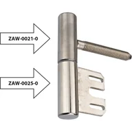 Zawiasy, okucia i inne akcesoria - Zawias OTLAV 100 Ø15 dół nikiel do stali - miniaturka - grafika 1