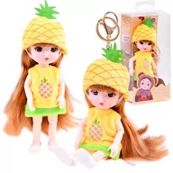 Lalki dla dziewczynek - Owocowa Laleczka Ananas breloczek ZA3764 - miniaturka - grafika 1