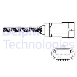 DELPHI SONDA LAMBDA ES10793-12B1 RENAULT CLIO,SCENIC,MODUS,MEGANE - Sondy lambda - miniaturka - grafika 1