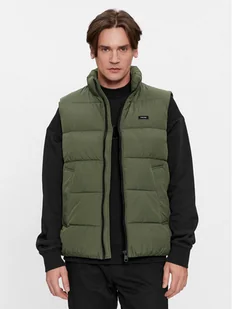 Calvin Klein Bezrękawnik Crinkle K10K110334 Zielony Regular Fit - Kamizelki męskie - miniaturka - grafika 1