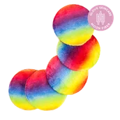 Waciki, płatki i patyczki kosmetyczne - Płatki wielorazowe GLOV Moon Pads Rainbow - edycja limitowana - miniaturka - grafika 1