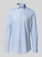 Koszule męskie - Koszula biznesowa o kroju slim fit z listwą guzikową - miniaturka - grafika 1