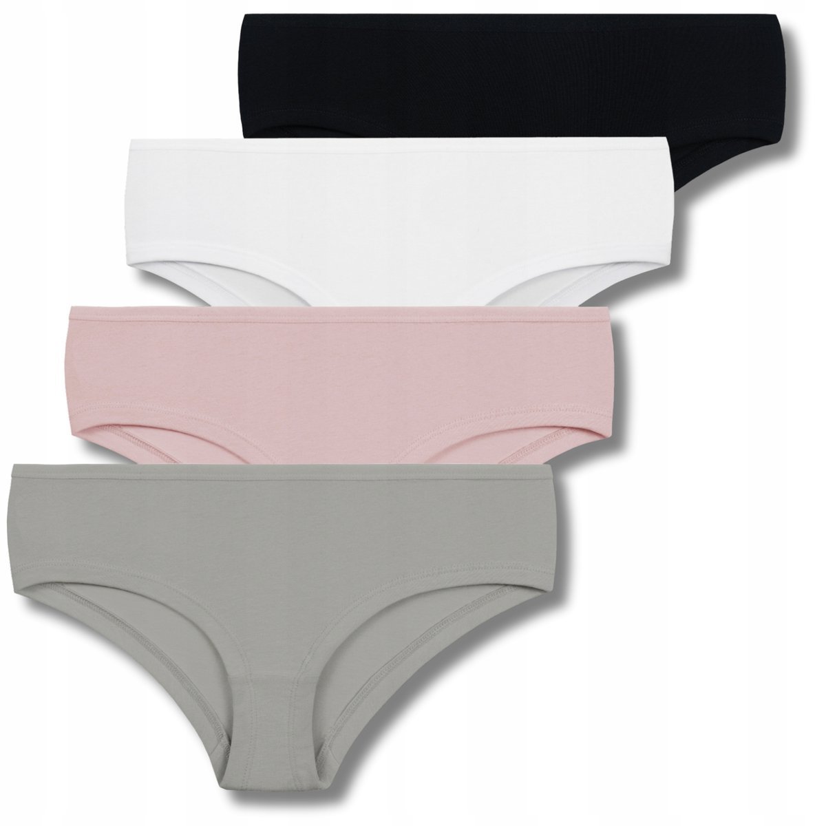 MAJTKI DAMSKIE FIGI Kobiece Szorty Gładkie 4 sztuki 4-PAK MORAJ r. L