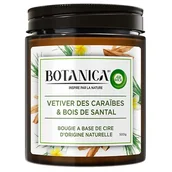 Świece - Botanica by Air Wick duża świeca zapachowa XL – do 90 godzin – zapach: słodka trawa i drzewo sandałowe – zrównoważona produkcja z naturalnych składników – 1 x 500 g świeca w słoiku - miniaturka - grafika 1