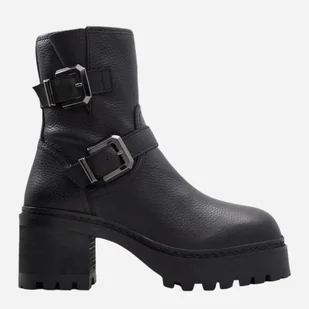 Botki damskie na obcasie ALDO 13672162-009 39 (8.5US) 25.1 cm Czarne (57005708905). Botki damskie - Botki damskie - miniaturka - grafika 1