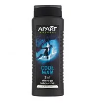 Apart Natural for Men Chłodzący żel pod prysznic 3w1 Cool Man 500 ml - Żele pod prysznic dla mężczyzn - miniaturka - grafika 1