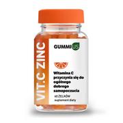 Witaminy i minerały - Suplement diety GUMMIUS witamina C + cynk Żelki bez cukru 60 szt - miniaturka - grafika 1