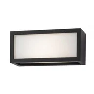 Lampy ogrodowe - RABALUX 77099 Lublin Zewnętrzna lampa ścienna 480 LM IP54 czarny LED 10 - miniaturka - grafika 1