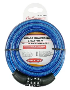 Blokada Rowerowa na Szyfr Długa Carcommerce - Zabezpieczenia do roweru - miniaturka - grafika 1