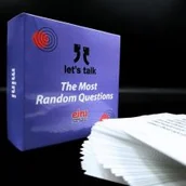 Książki do nauki języka angielskiego - Karty konwersacyjne mini. The Most Random Questions - miniaturka - grafika 1
