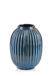 YARINE BLUE Wazon 8x15xh19,5cm - Wazony i flakony - miniaturka - grafika 1